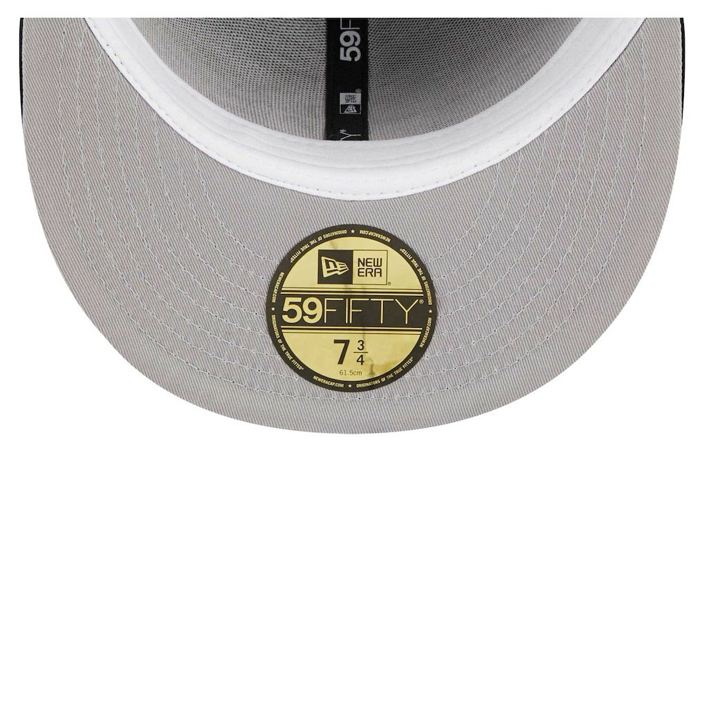 Pittsburgh Steelers New Era Throwback Cord 59FIFTY Fitted Hat Black