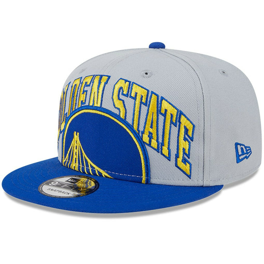 Golden State Warriors Tip-Off Two-Tone 9FIFTY Snapback Hat Gray/Royal