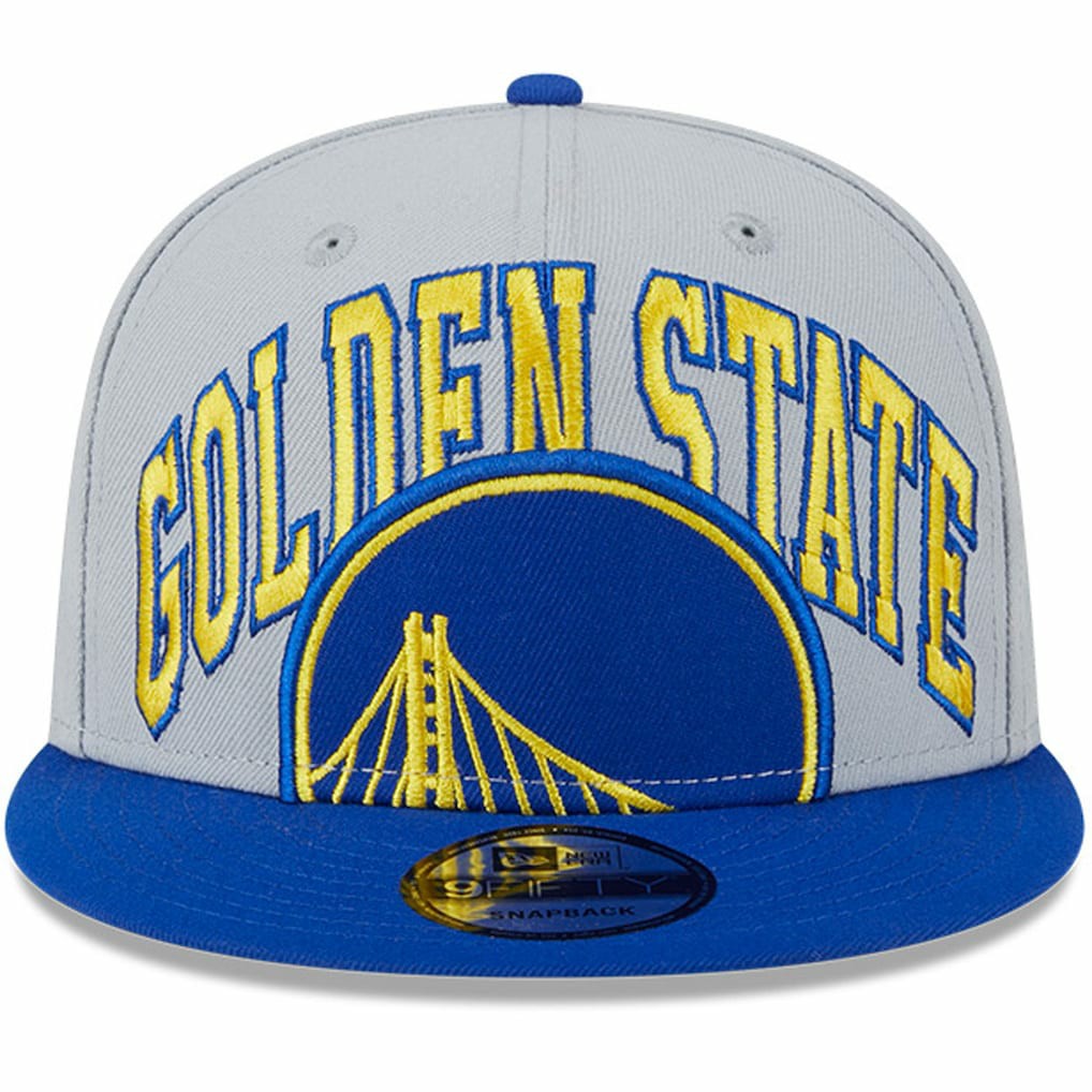 Golden State Warriors Tip-Off Two-Tone 9FIFTY Snapback Hat Gray/Royal