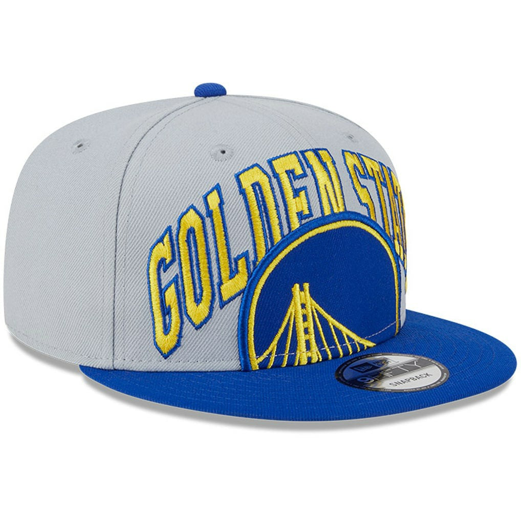 Golden State Warriors Tip-Off Two-Tone 9FIFTY Snapback Hat Gray/Royal