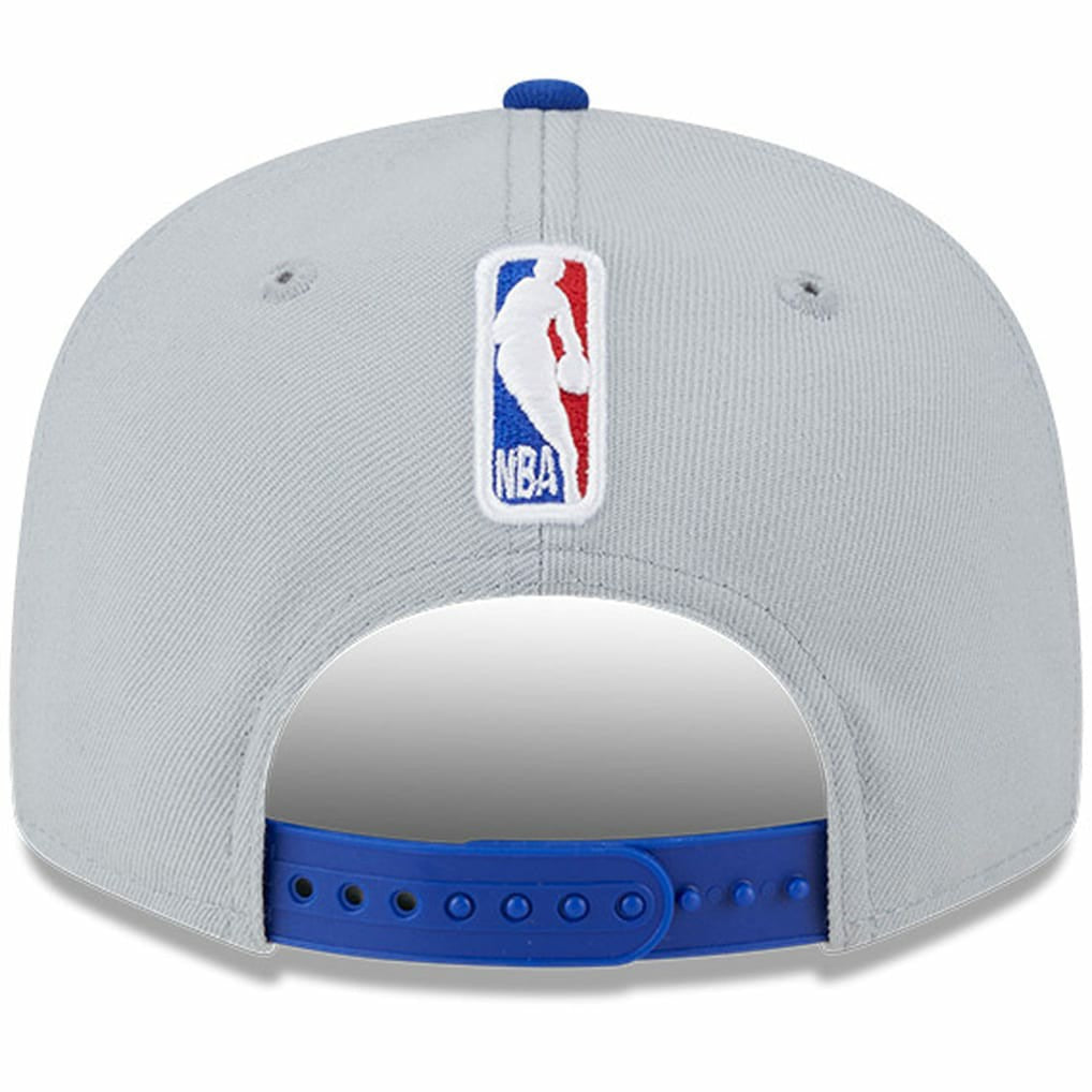 Golden State Warriors Tip-Off Two-Tone 9FIFTY Snapback Hat Gray/Royal