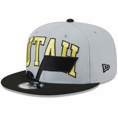 Utah Jazz Tip-Off Two-Tone 9FIFTY Snapback Hat Gray/Black