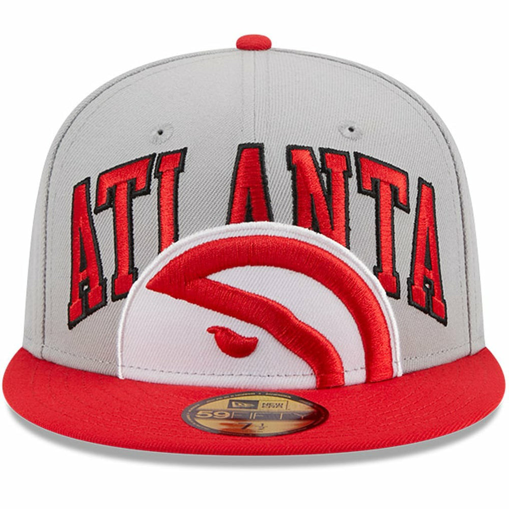 Atlanta Hawks Tip-Off Two-Tone 59FIFTY Fitted Hat Gray/Red