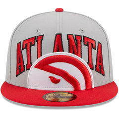 Atlanta Hawks Tip-Off Two-Tone 59FIFTY Fitted Hat Gray/Red