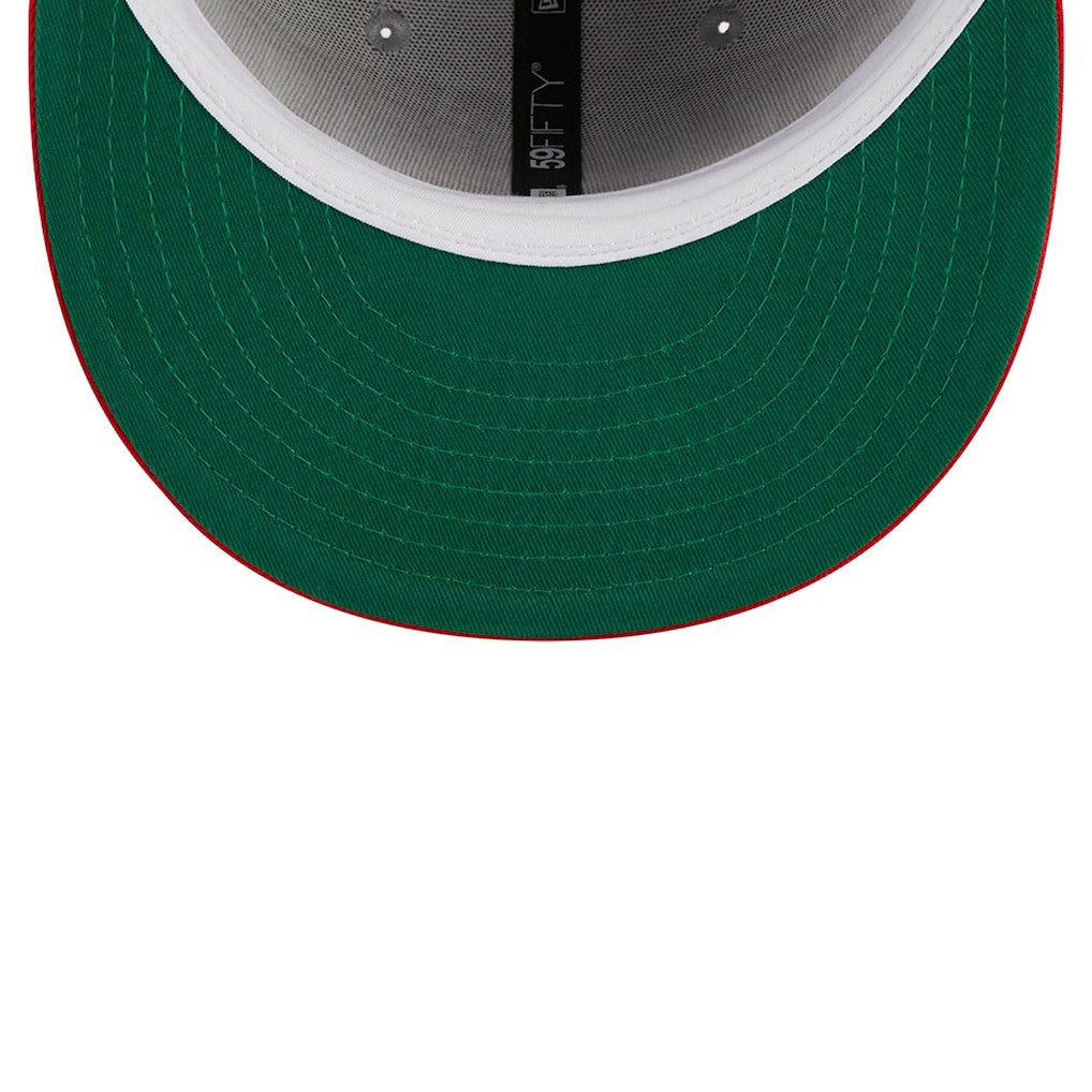 Atlanta Hawks Tip-Off Two-Tone 59FIFTY Fitted Hat Gray/Red