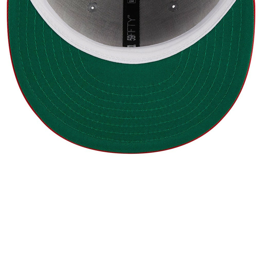 Atlanta Hawks Tip-Off Two-Tone 59FIFTY Fitted Hat Gray/Red