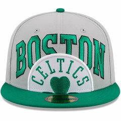 Boston Celtics Tip-Off Two-Tone 59FIFTY Fitted Hat Gray/Kelly Green