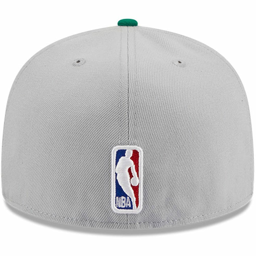 Boston Celtics Tip-Off Two-Tone 59FIFTY Fitted Hat Gray/Kelly Green