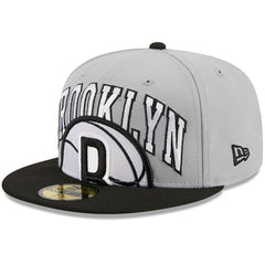 Brooklyn Nets Tip-Off Two-Tone 59FIFTY Fitted Hat Gray/Black