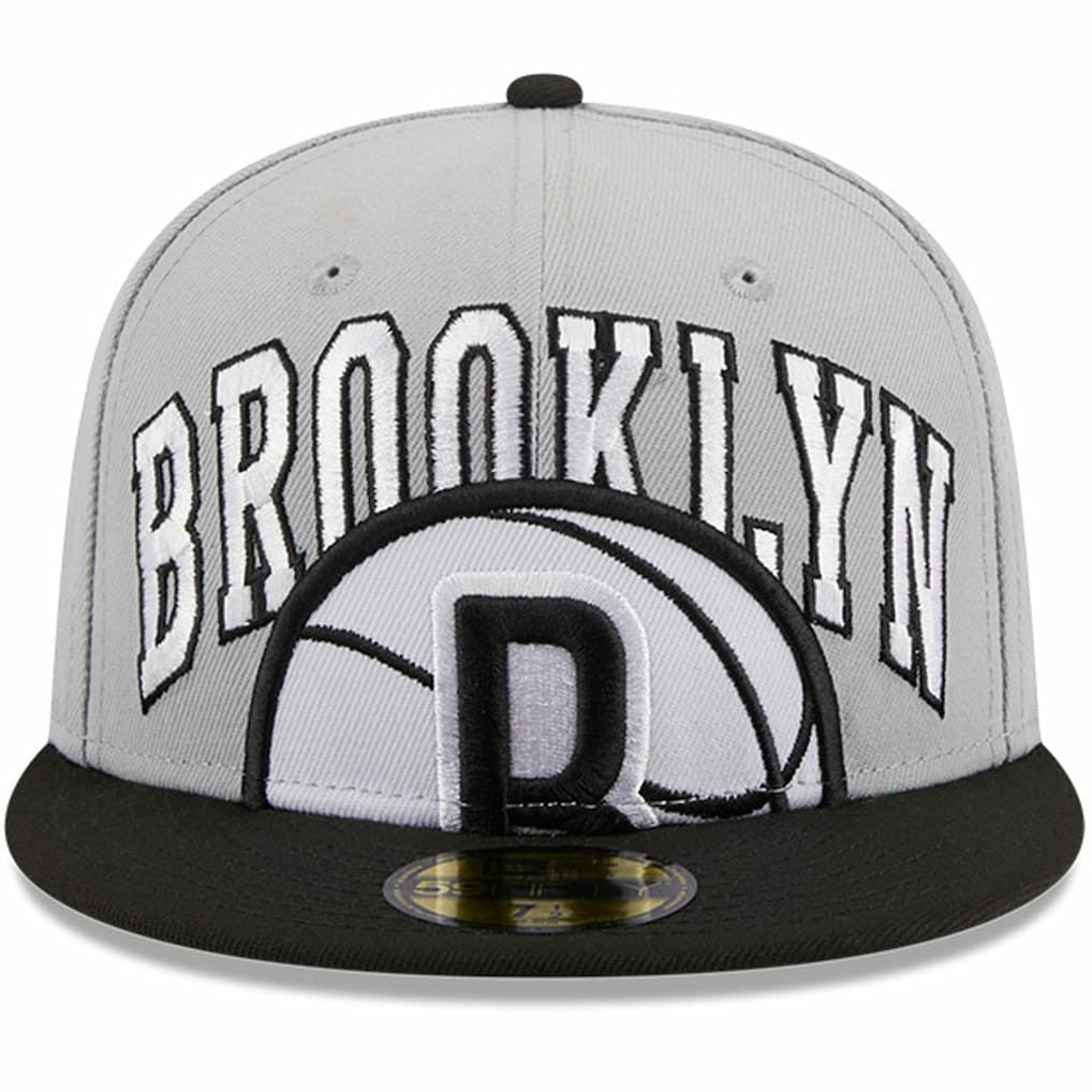 Brooklyn Nets Tip-Off Two-Tone 59FIFTY Fitted Hat Gray/Black
