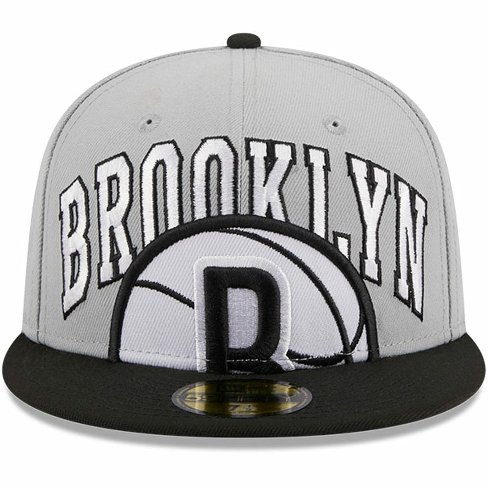 Brooklyn Nets Tip-Off Two-Tone 59FIFTY Fitted Hat Gray/Black
