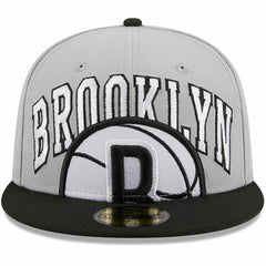 Brooklyn Nets Tip-Off Two-Tone 59FIFTY Fitted Hat Gray/Black