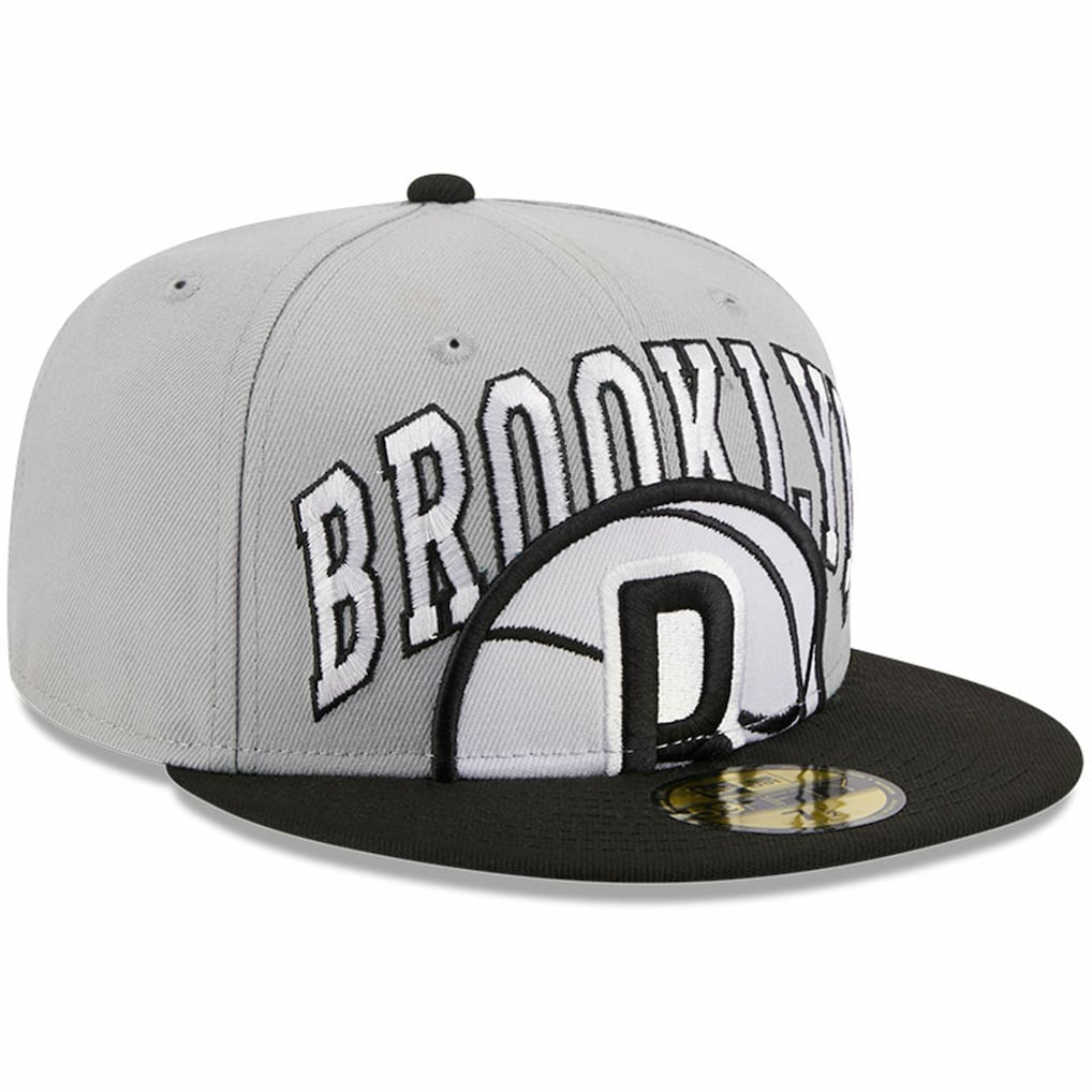 Brooklyn Nets Tip-Off Two-Tone 59FIFTY Fitted Hat Gray/Black
