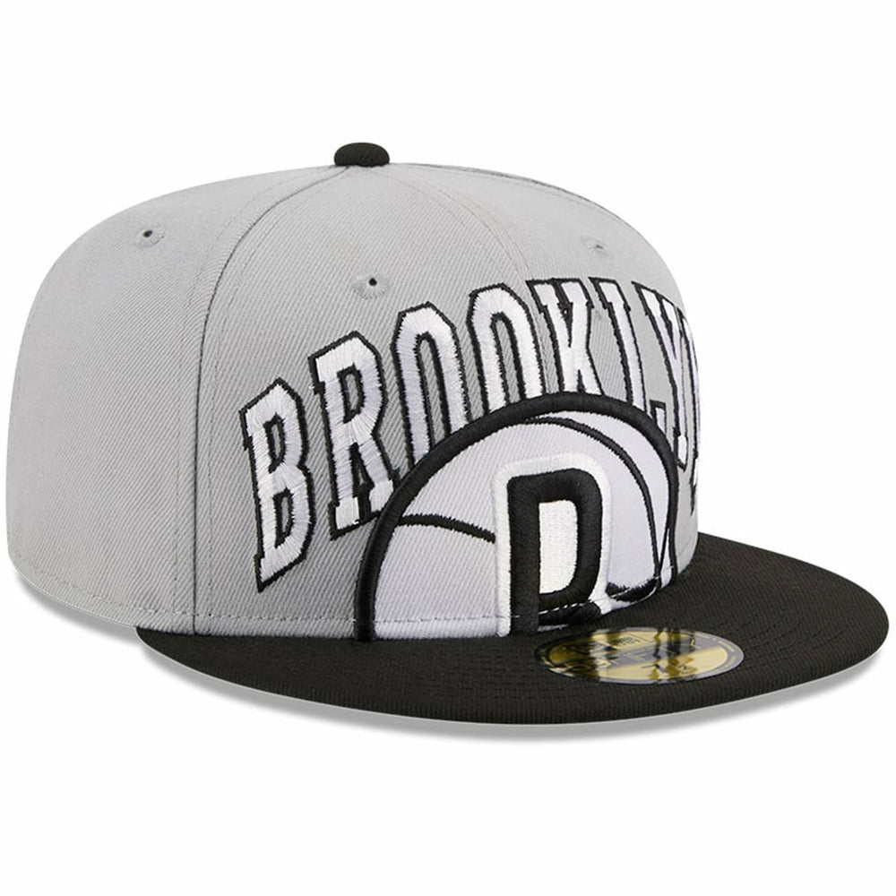 Brooklyn Nets Tip-Off Two-Tone 59FIFTY Fitted Hat Gray/Black