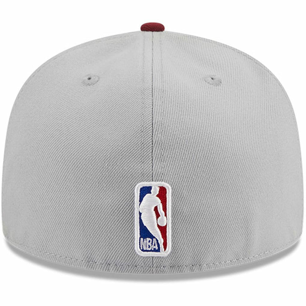 Cleveland Cavaliers Tip-Off Two-Tone 59FIFTY Fitted Hat Gray/Wine