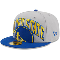 Golden State Warriors Tip-Off Two-Tone 59FIFTY Fitted Hat Gray/Royal
