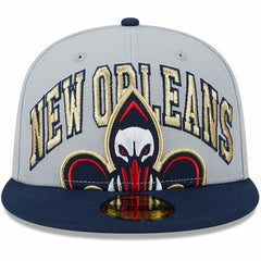 New Orleans Pelicans Tip-Off Two-Tone 59FIFTY Fitted Hat Gray/Navy