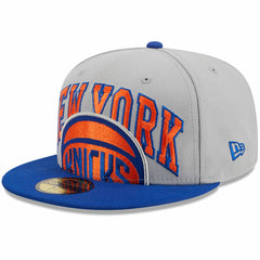 New York Knicks Tip-Off Two-Tone 59FIFTY Fitted Hat Gray/Blue