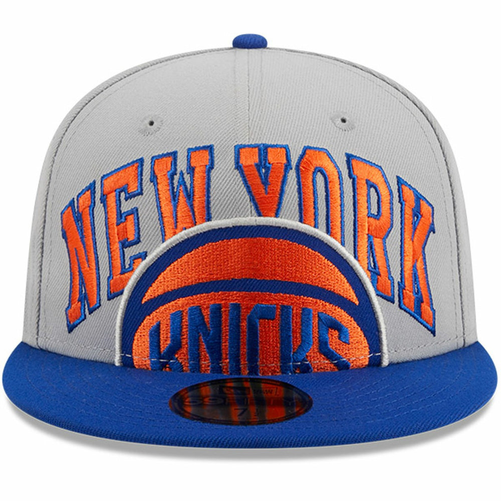 New York Knicks Tip-Off Two-Tone 59FIFTY Fitted Hat Gray/Blue