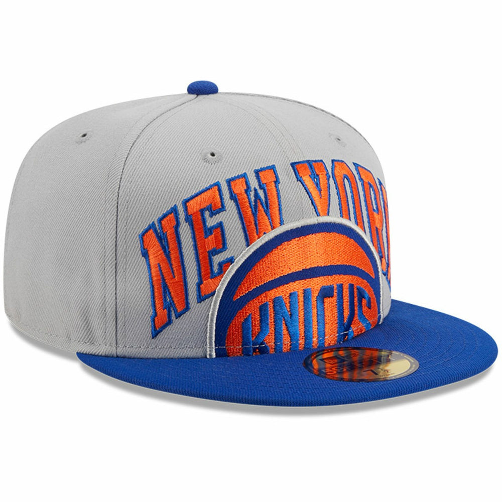 New York Knicks Tip-Off Two-Tone 59FIFTY Fitted Hat Gray/Blue