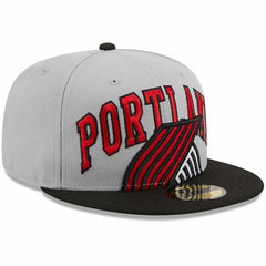 Portland Trail Blazers Tip-Off Two-Tone 59FIFTY Fitted Hat Gray/Black