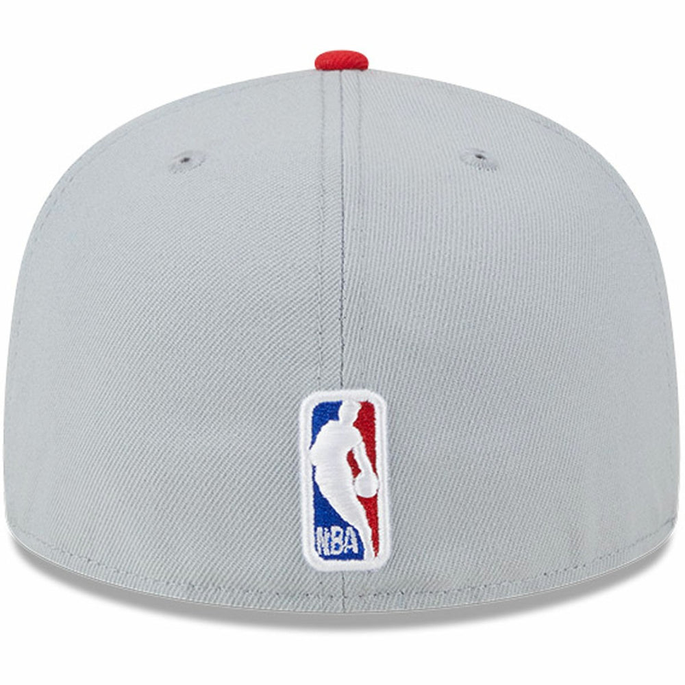 Toronto Raptors Tip-Off Two-Tone 59FIFTY Fitted Hat Gray/Red