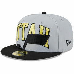 Utah Jazz Tip-Off Two-Tone 59FIFTY Fitted Hat Gray/Black