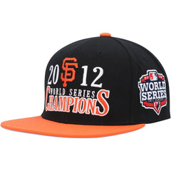 San Francisco Giants Mitchell & Ness World Series Champs Snapback Hat - Black Hats