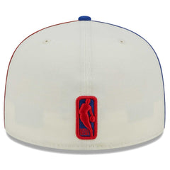 Philadelphia 76ers Piped Pop Panel 59FIFTY Fitted Hat Cream