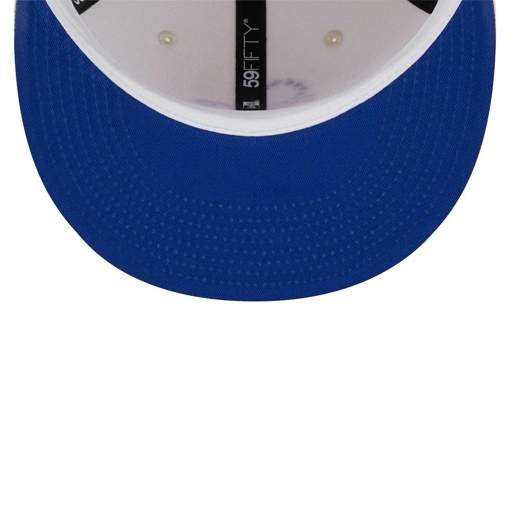 Philadelphia 76ers Piped Pop Panel 59FIFTY Fitted Hat Cream