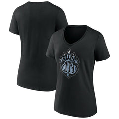 Memphis Grizzlies Women's Team Pride V-Neck T-Shirt Black