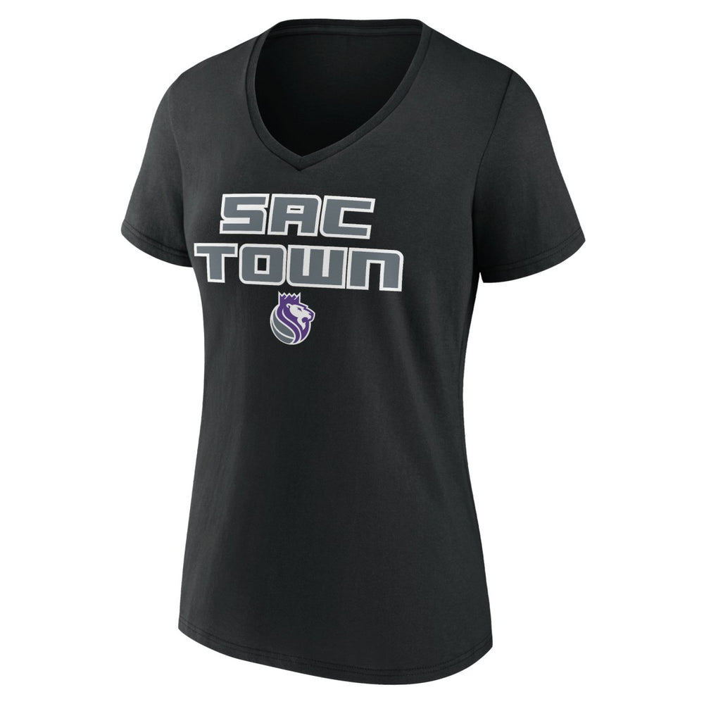 Sacramento Kings Women's Team Pride V-Neck T-Shirt Black