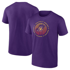 Los Angeles Lakers Announcer T-Shirt Purple