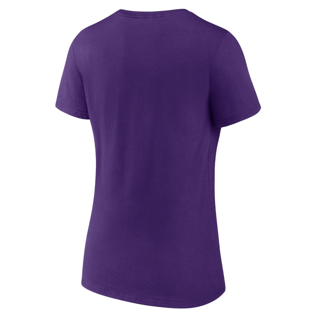 Los Angeles Lakers Women's Announcer V-Neck T-Shirt Purple