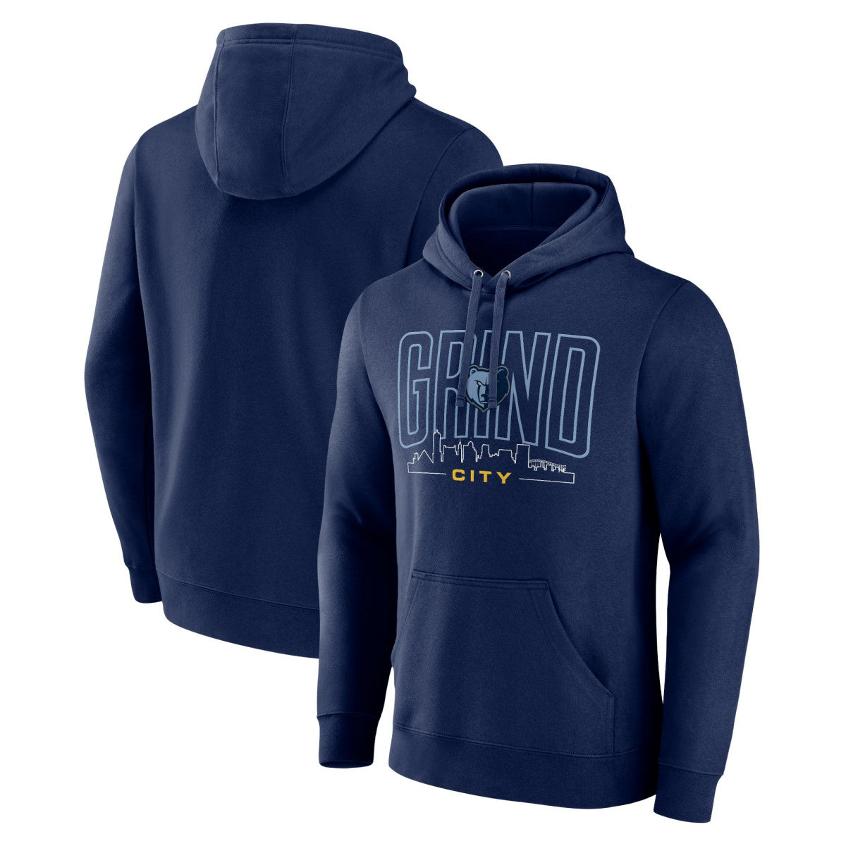 Memphis Grizzlies Huddle Pullover Hoodie Navy