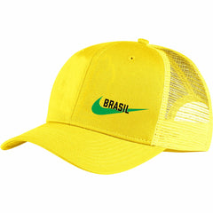 Brazil National Team Classic99 Trucker Snapback Hat Yellow
