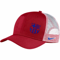 Barcelona Classic99 Trucker Snapback Hat Crimson