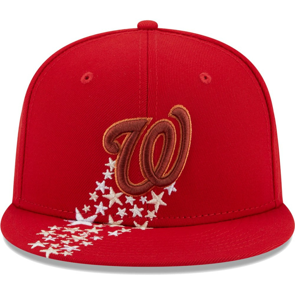 Washington Nationals New Era  Meteor 59FIFTY Fitted Hat - Red Hats