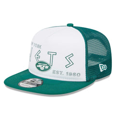 New York Jets New Era Banger 9FIFTY Trucker Snapback Hat White/Green