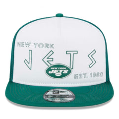 New York Jets New Era Banger 9FIFTY Trucker Snapback Hat White/Green