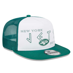 New York Jets New Era Banger 9FIFTY Trucker Snapback Hat White/Green