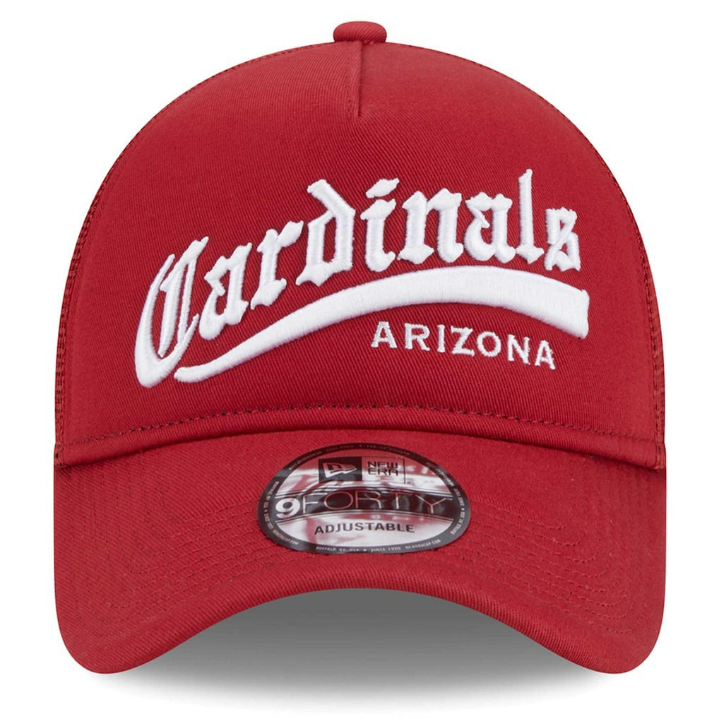 Arizona Cardinals New Era Caliber Trucker 9FORTY Adjustable Hat Cardinal