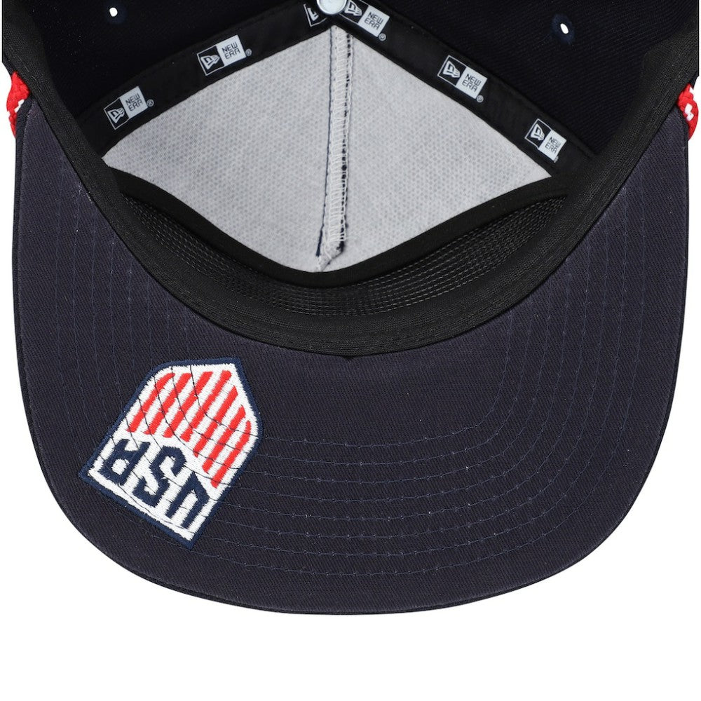 USMNT New Era Script Golfer Adjustable Hat Navy