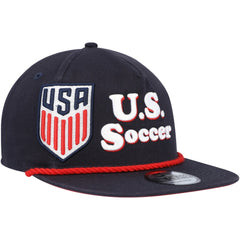 USMNT New Era Heritage The Golfer Snapback Hat Navy