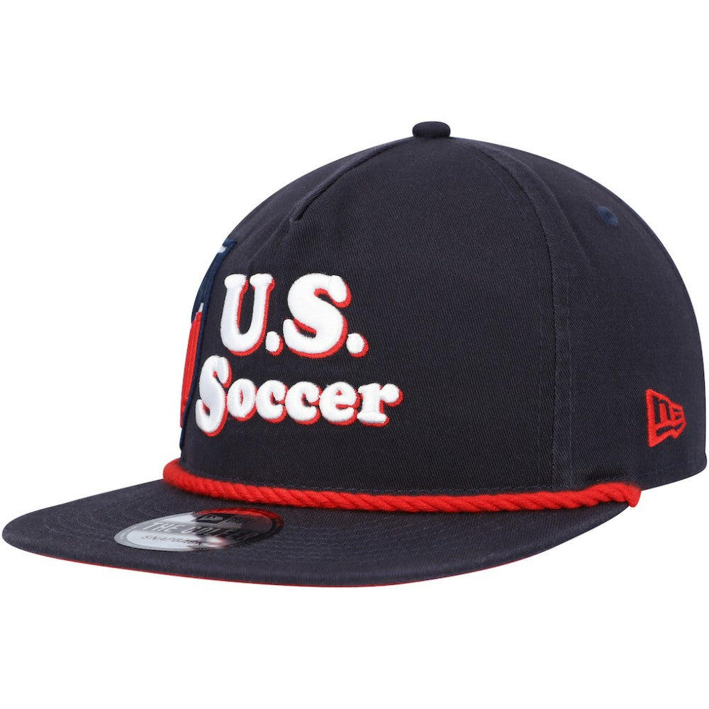USMNT New Era Heritage The Golfer Snapback Hat Navy