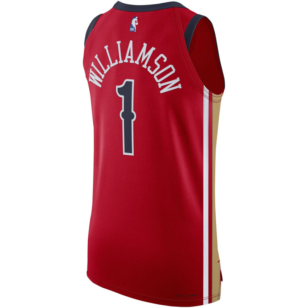 Zion Williamson New Orleans Pelicans Jordan Brand Authentic Jersey Statement Edition Red