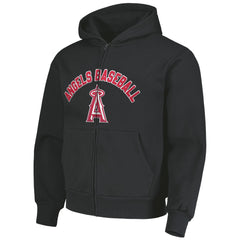 Los Angeles Angels PLEASURES Opening Day Full-Zip Hoodie - Black Hoodies