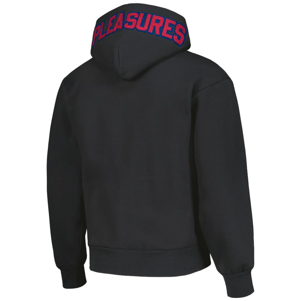 Atlanta Braves PLEASURES Opening Day Full-Zip Hoodie - Black Hoodies