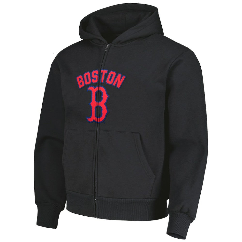Boston Red Sox PLEASURES Opening Day Full-Zip Hoodie - Black Hoodies