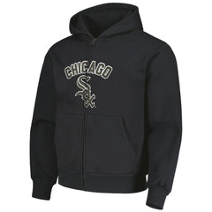 Chicago White Sox PLEASURES Opening Day Full-Zip Hoodie - Black Hoodies
